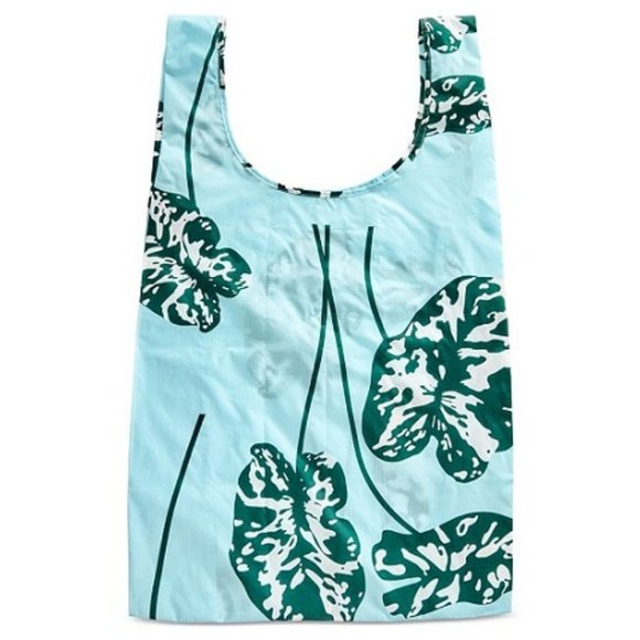 NEW Baggu HILO Plant Big Reusable & Packable Shopping Bag Tote NWT Discontinued - Picture 1 of 9